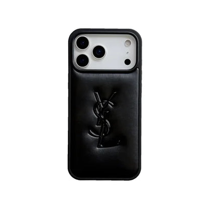 YSL Luxurious Leather Phone Case iPhone 17-12