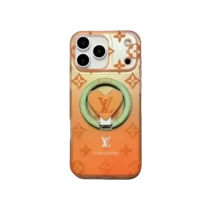 Louis Vuitton Colorful Heart Magnetic Holder For iPhone 13-18 Pro & Pro Max