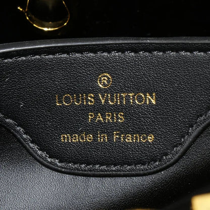 Louis Vuitton Bag is Made of Genuine Leather and Decorated with Diamonds