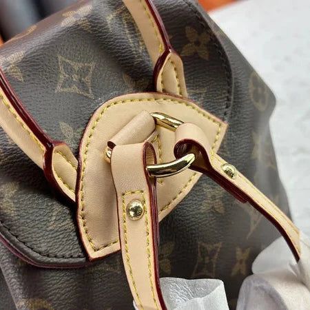 Luxury Louis Vuitton women's backpack, Monogram