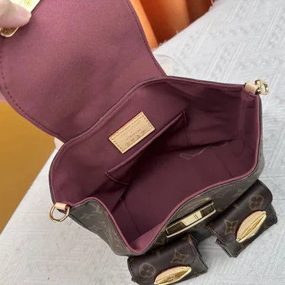 Luxury Louis Vuitton women's backpack, Monogram