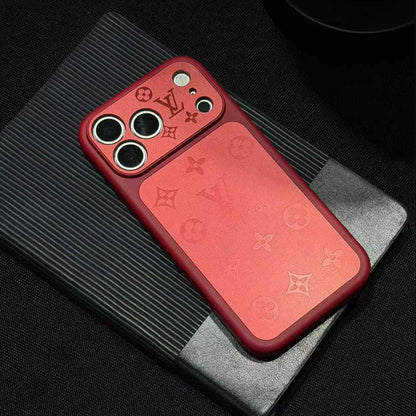 Frosted Lens-Protect Monogram Case For iPhone 13-18