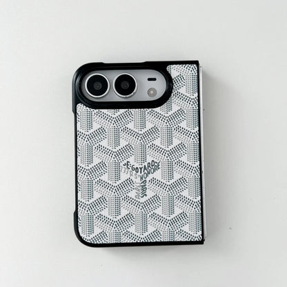 Luxury GYD Monogram Foldable Case for iPhone Duo