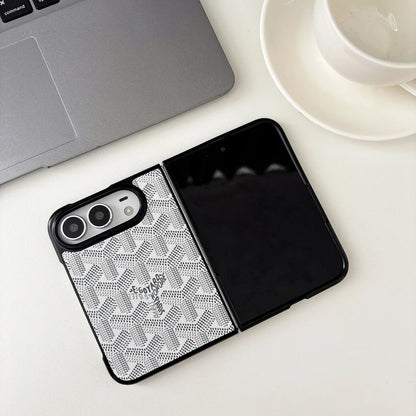Luxury GYD Monogram Foldable Case for iPhone Duo