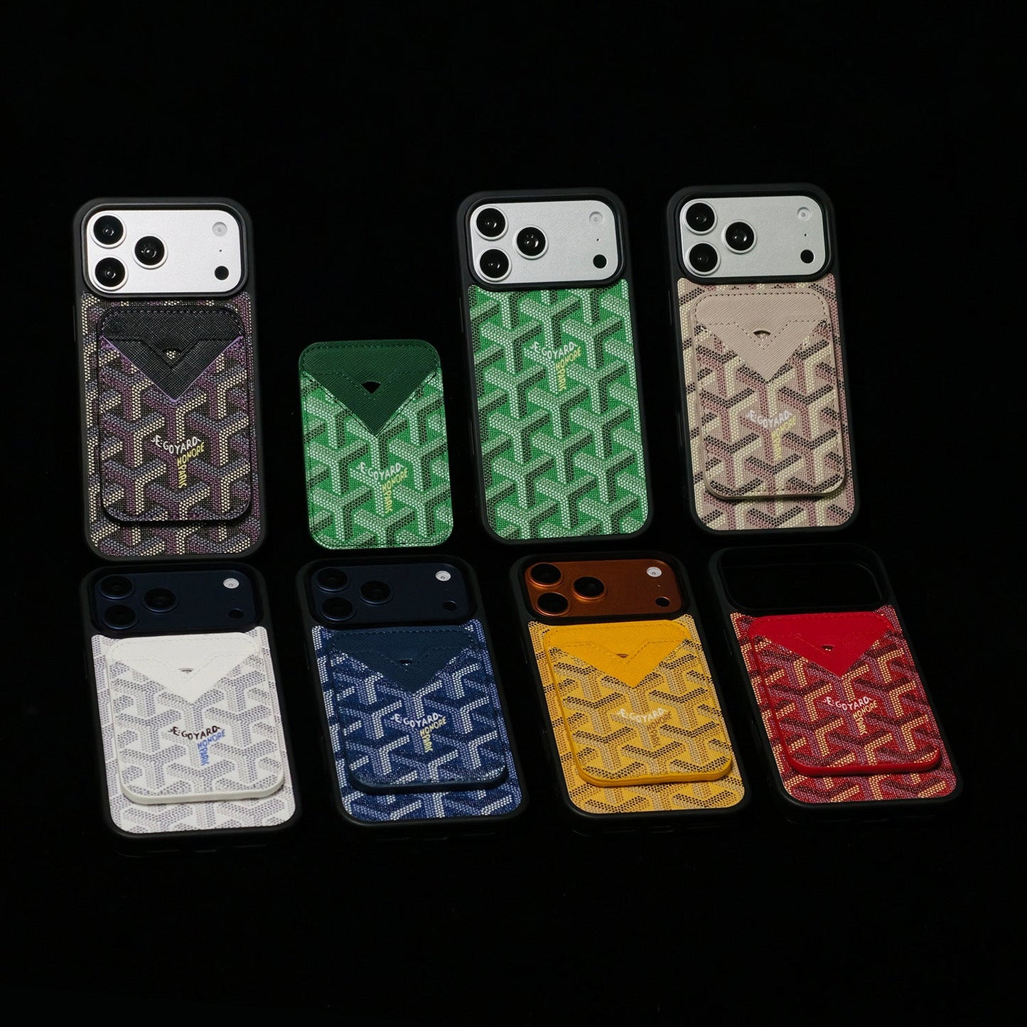 GYD Vintage Leather Case Magsafe Card-Holder For iPhone 12-17