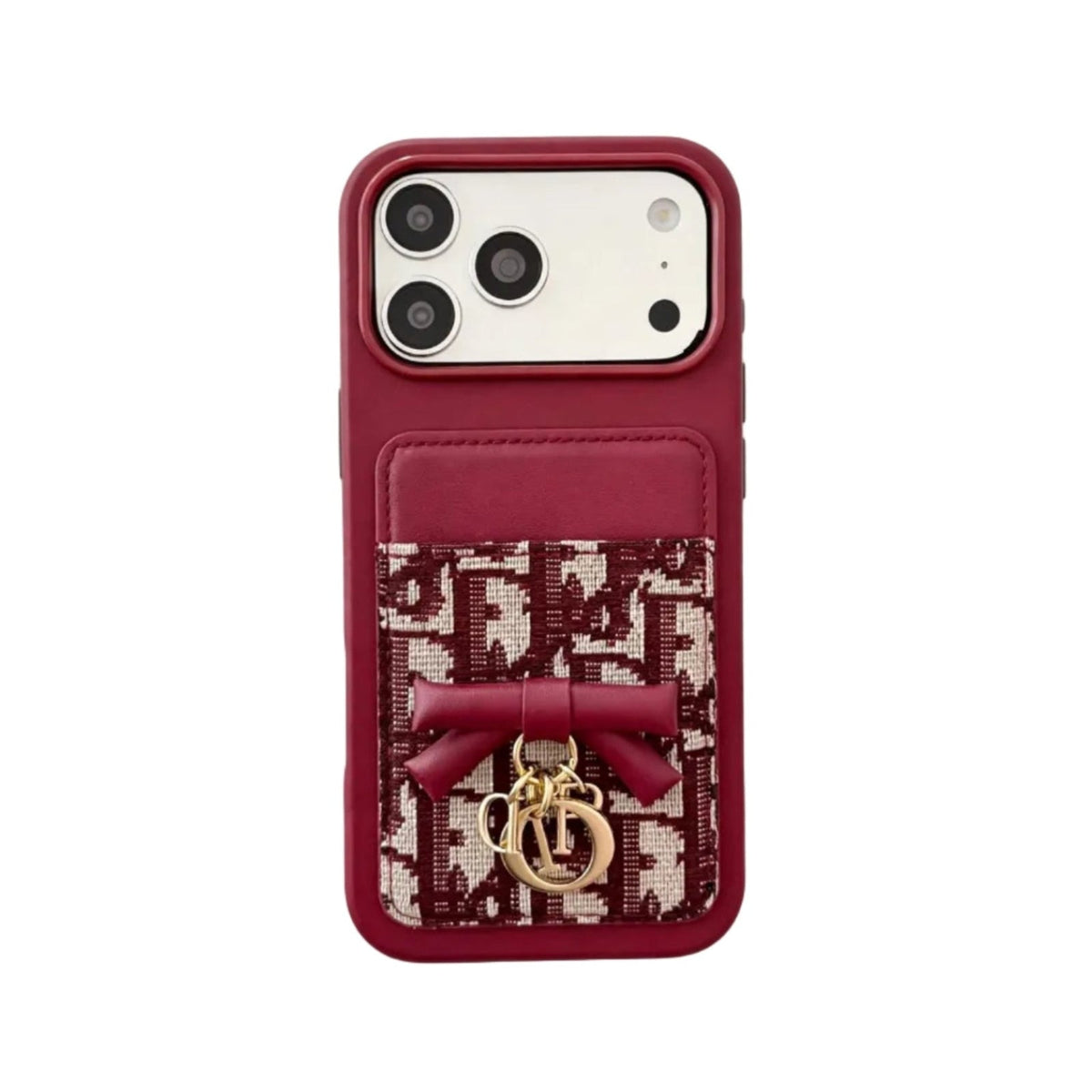 Luxury DR Oblique Card Case - For iPhone 12-18 Pro & Pro Max