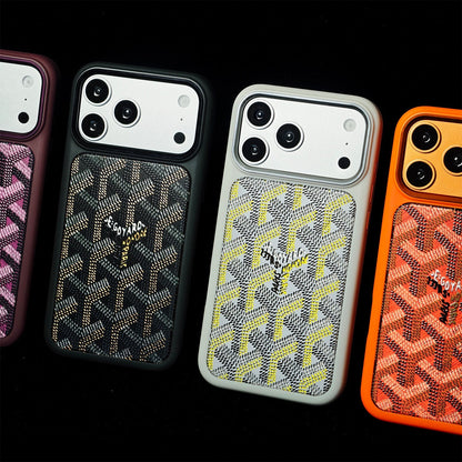 Premium GYD Leather Case with Shockproof for iPhone Duo