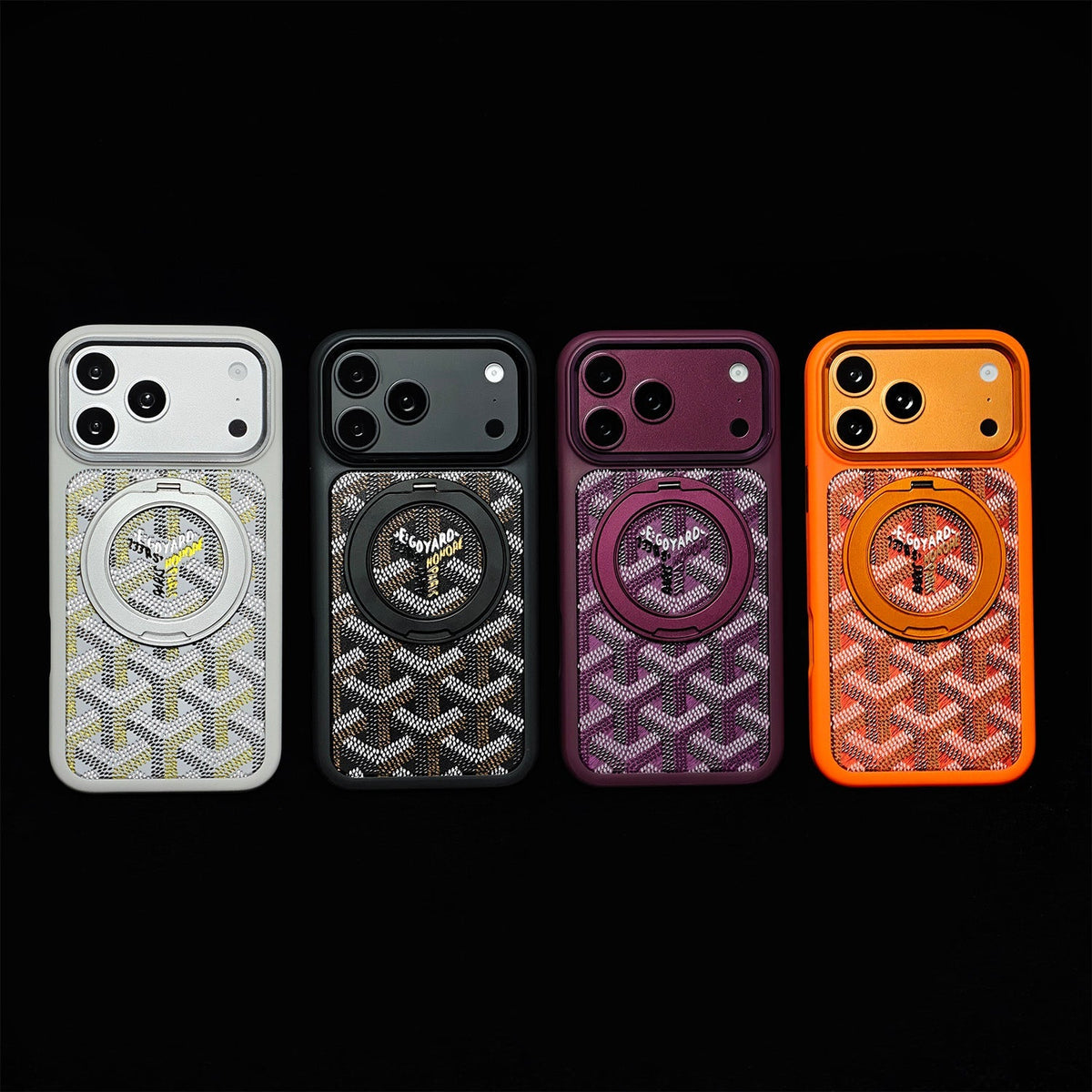 Luxury GYD Ring Case for iPhone Duo