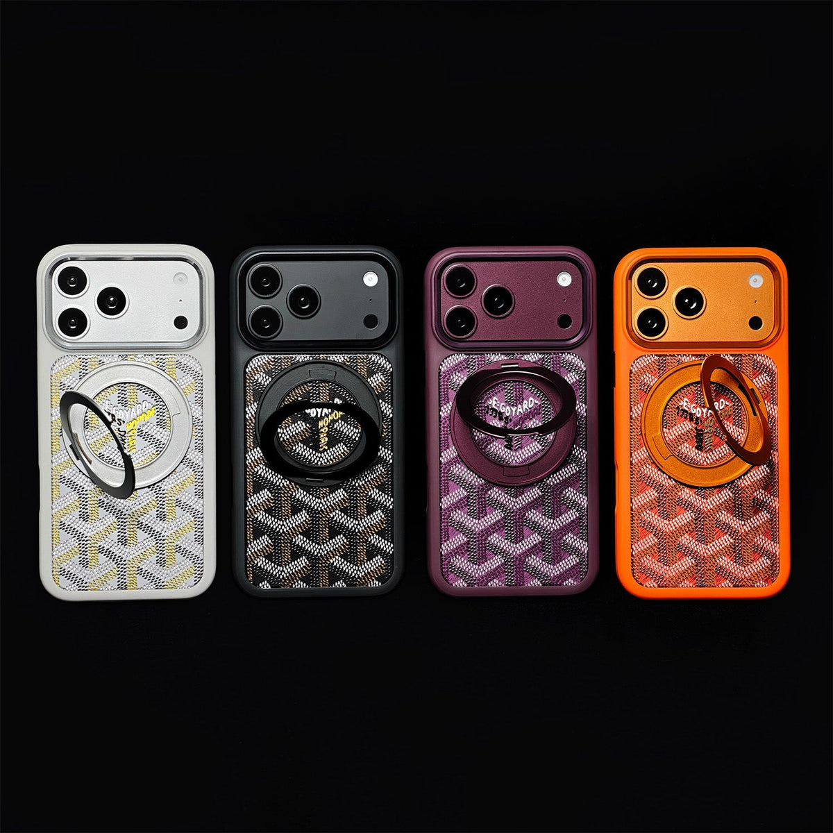 Luxury GYD Ring Case for iPhone Duo