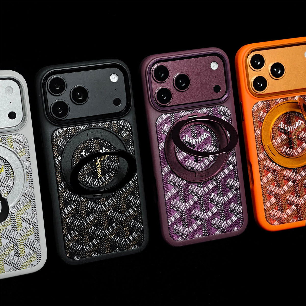Luxury GYD Ring Case for iPhone Duo