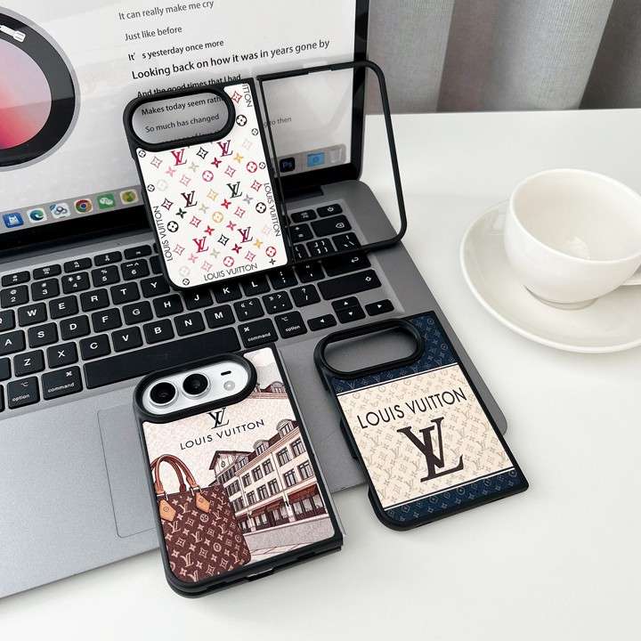 Classic LV Leather Case for iPhone Duo