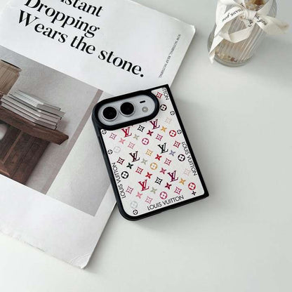 Classic LV Leather Case for iPhone Duo