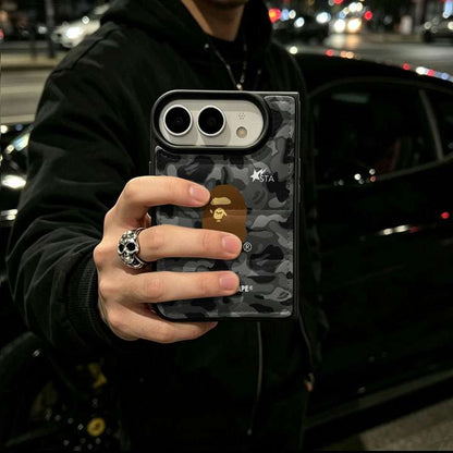 Urban Camouflage Puffer Style Case for iPhone Duo