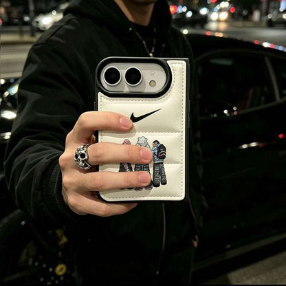 Nike iPhone Duo Case Down Jacket Style Character Anime Cute