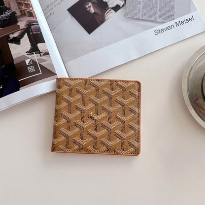 Goyard Victoire Wallet: Classic Goyardine Canvas Bi-Fold