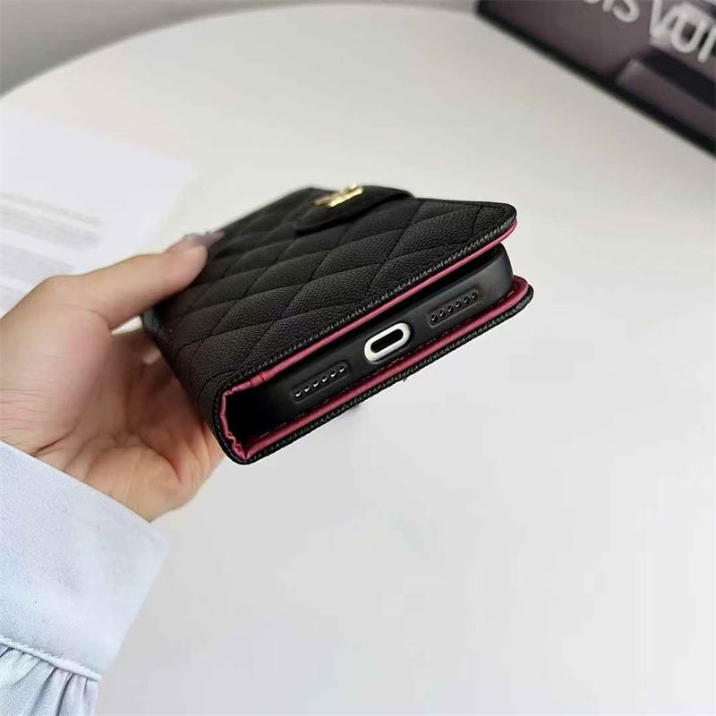 Premium Louis Vuitton Leather Case for iPhone Case 12-18 Pro & Pro Max