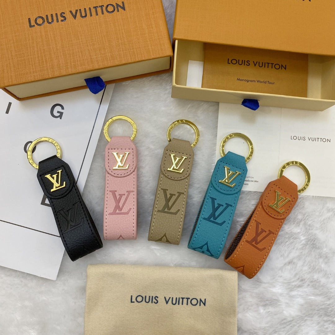 Louis Vuitton Leather Key Chain theroxymob