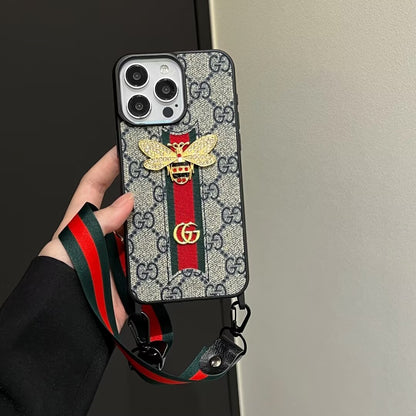 3D CASE FOR IPHONE WITH A MAIN CORD AND RUBAN Roxy New 2