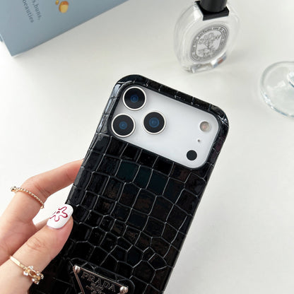 Elegant Prada Apple Phone Case For iPhone 13-18 Pro & Pro Max