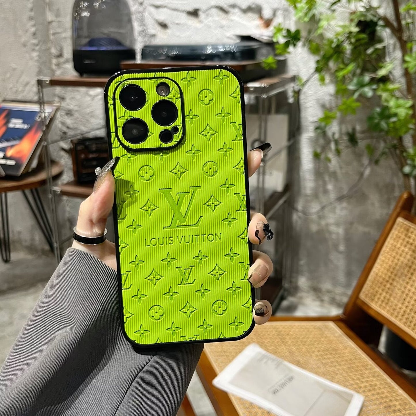 3D Embossed Leather Case For iPhone 16 / 15 /14