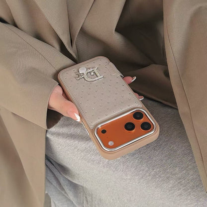 Classic Style Crystal Studded Luxury iPhone Case