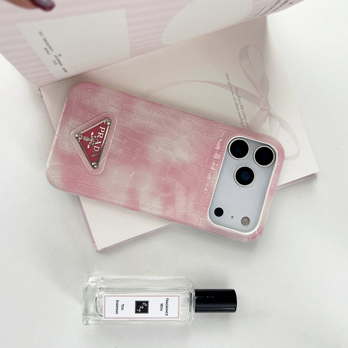 Elegant Prada Apple Phone Case For iPhone 13-18 Pro & Pro Max