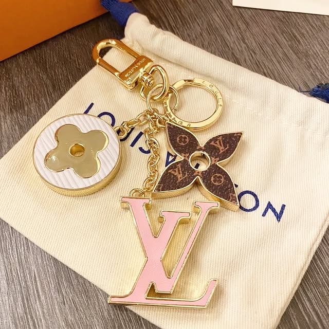 Luxury Inspired Monogram Bag Charm & Keychain
