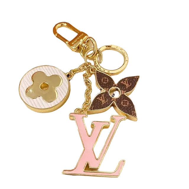 Luxury Inspired Monogram Bag Charm & Keychain