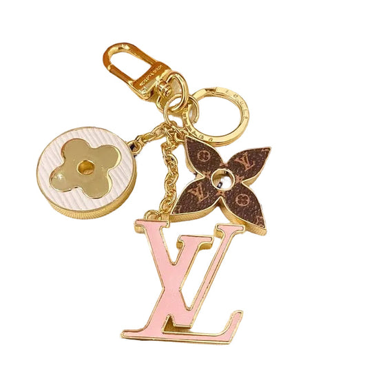 Luxury Inspired Monogram Bag Charm & Keychain