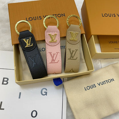 Louis Vuitton Leather Key Chain theroxymob