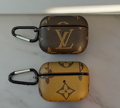 LARGE MONOGRAM AIRPOD PRO CASE for iPhone