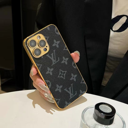 NEW DESIGN SOFT LUXURY IPHONE CASE WITH GOLDEN BORDER Roxy New 2
