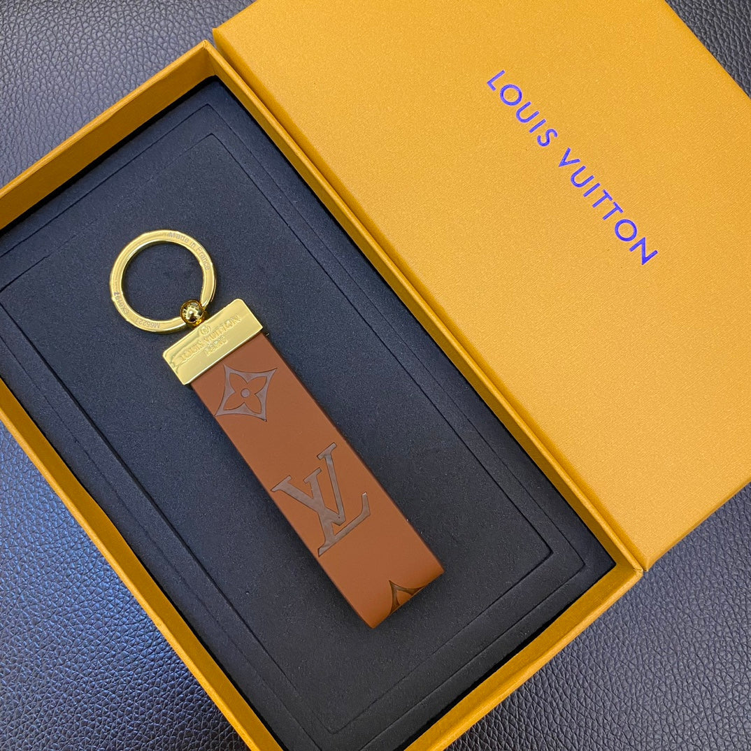 Louis Vuitton Leather Key Chain theroxymob