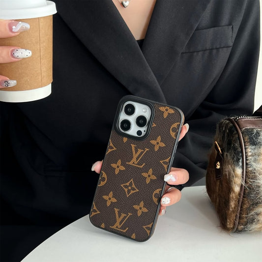 Luxury Brand Leather Case For iPhone Series
