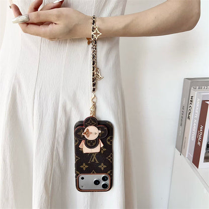 Louis Vuitton Case with Strap For iPhone 13-18 Pro & Pro Max