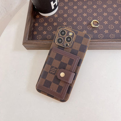 Classic Color Card Bag Apple iPhone Case