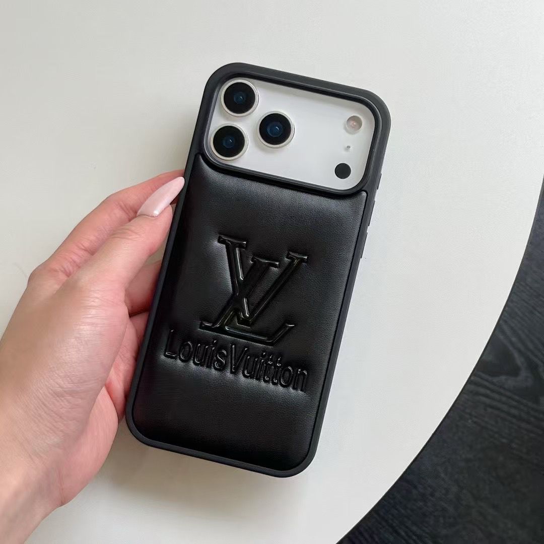 Luxury LV Leather Ultra-Slim Cover For iPhone 14-18 Pro & Pro Max