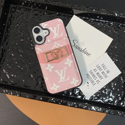 CLASSIC  CANVAS APPLE IPHONE DAUPHINE CARD HOLDER WALLET CASE
