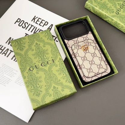 Luxury Magnetic Card holder Case for iPhone 12-17 Series