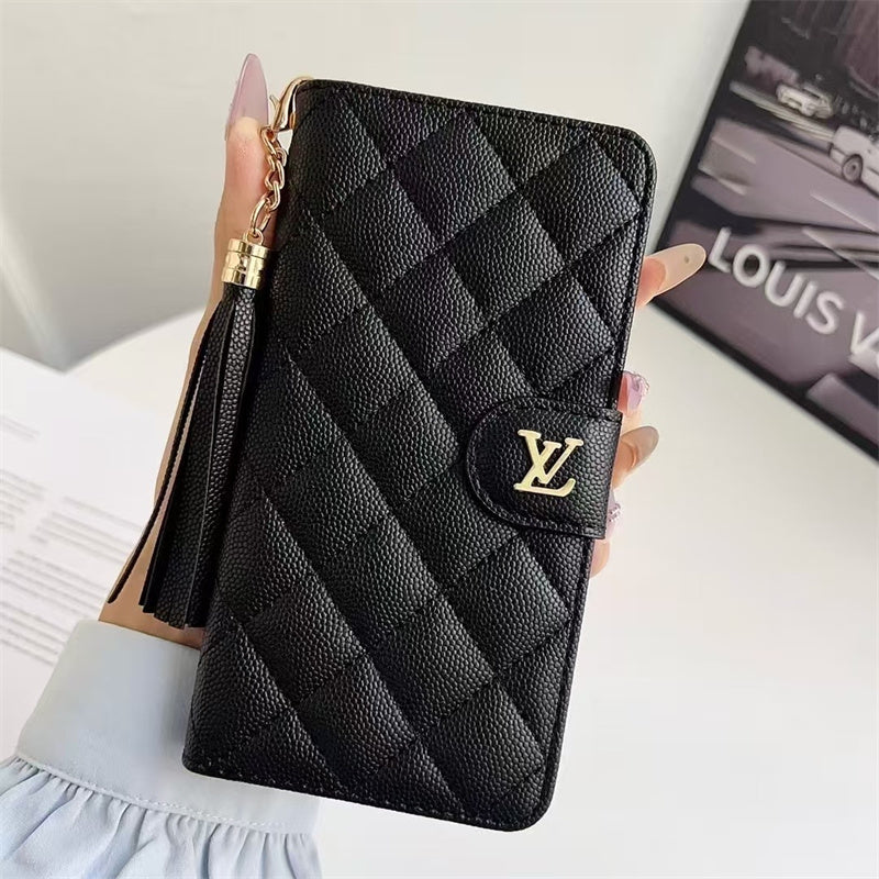 Premium Louis Vuitton Leather Case for iPhone Case 12-18 Pro & Pro Max