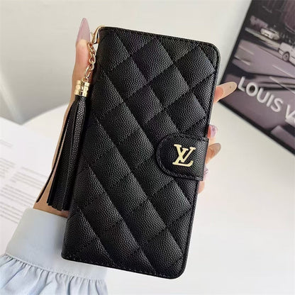 Premium Louis Vuitton Leather Case for iPhone Case 12-18 Pro & Pro Max