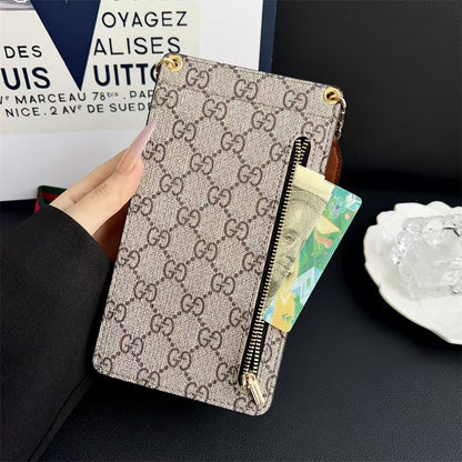 Luxury Louis Vuitton Monogram Multi-Pocket Crossbody Phone Bag
