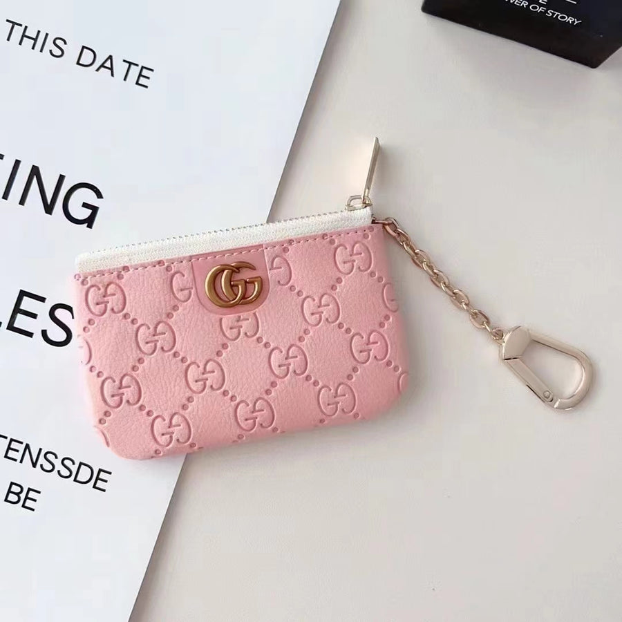 Style Embossed Keychain Wallet