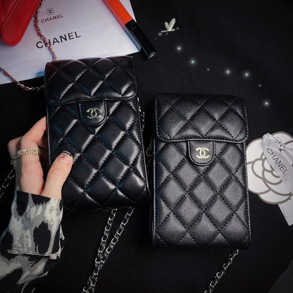 Luxury Genuine Leather Crossbody Phone Bag Elegant Tote Bag