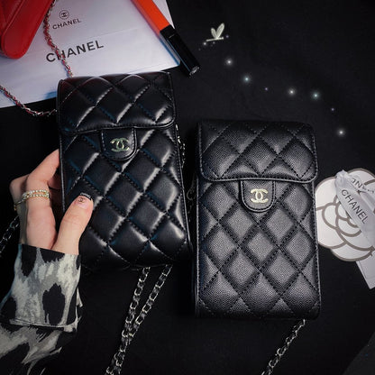 Luxury Genuine Leather Crossbody Phone Bag Elegant Tote Bag