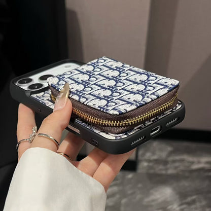 Dior Luxury iPhone Case Card Slot For iPhone 12-18