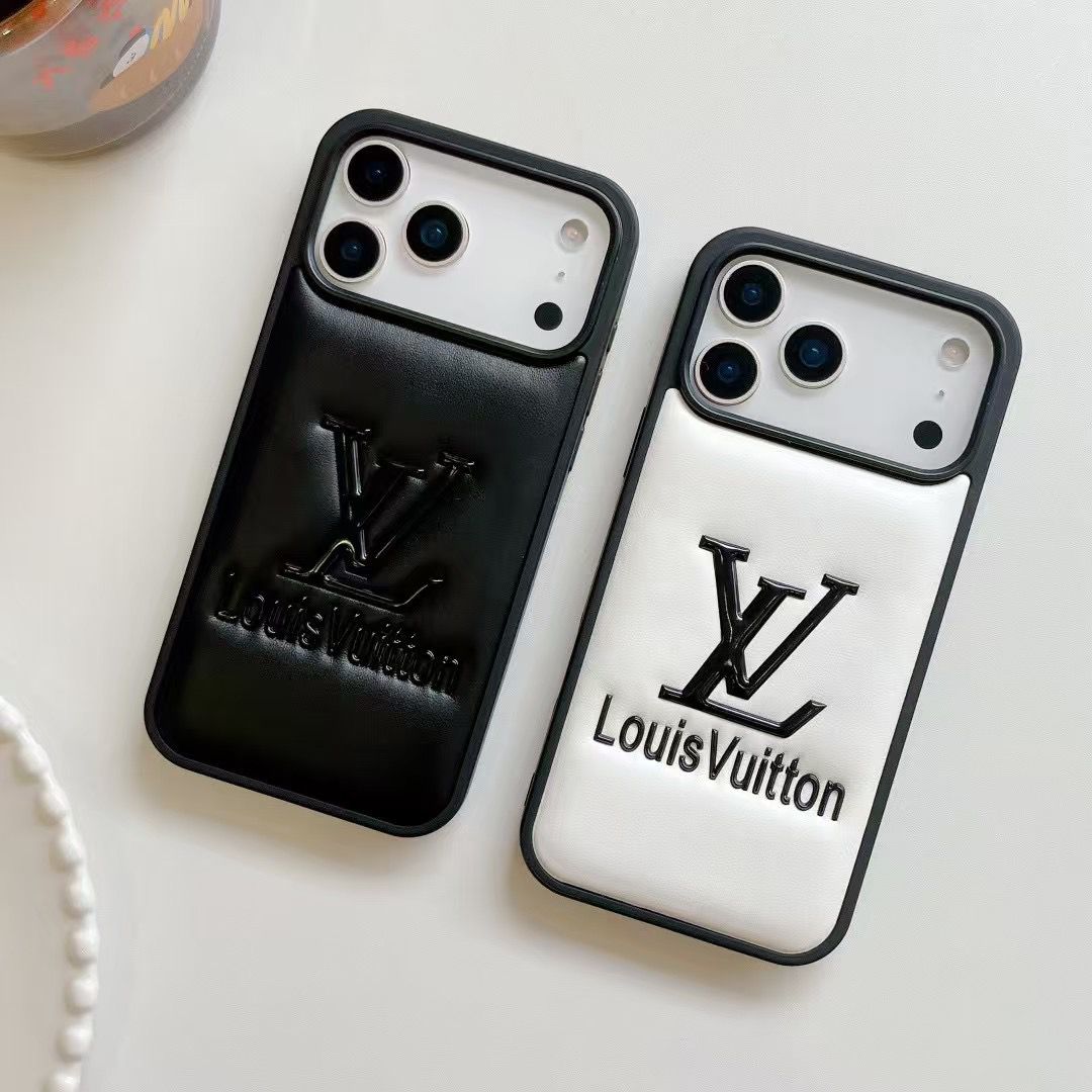 Luxury LV Leather Ultra-Slim Cover For iPhone 14-18 Pro & Pro Max