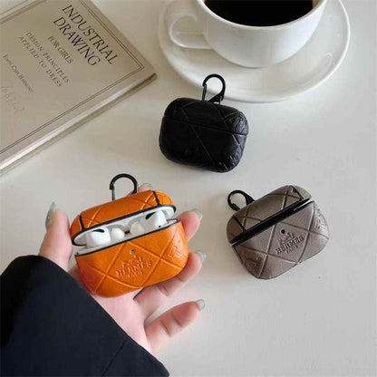 HRM Quilted Leather Case with Matching AirPods Case