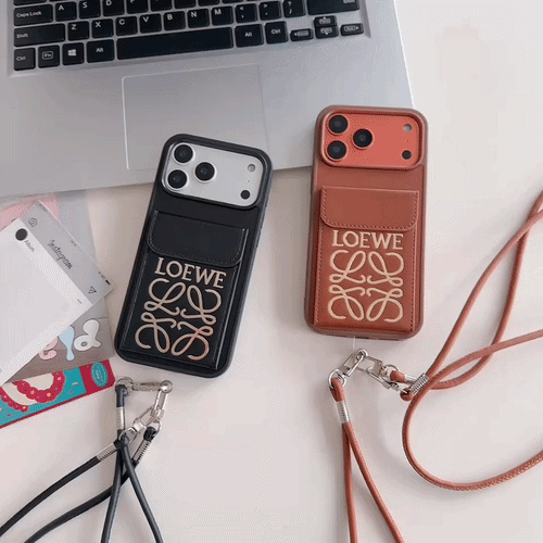 Premium iPhone LE Case with Black Shoulder Strap For Iphone 12-17