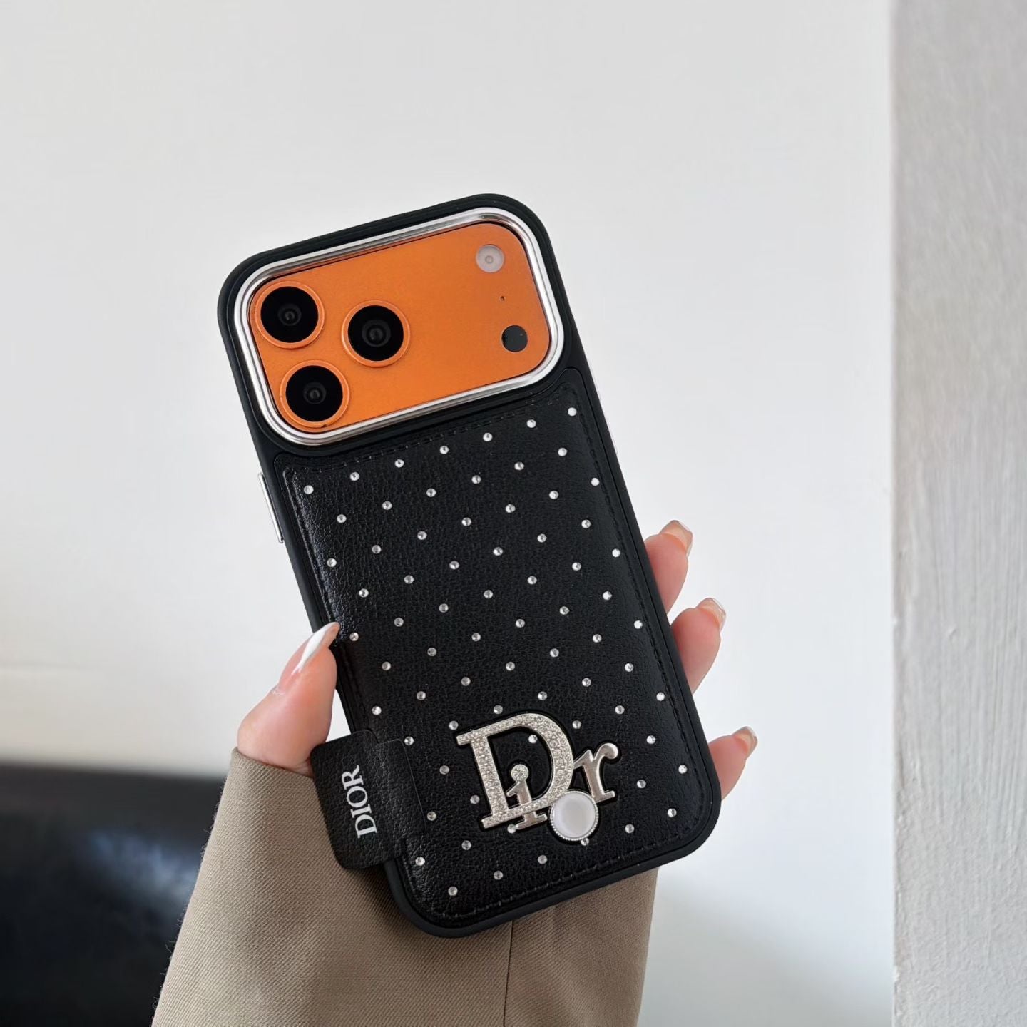 Classic Style Crystal Studded Luxury iPhone Case